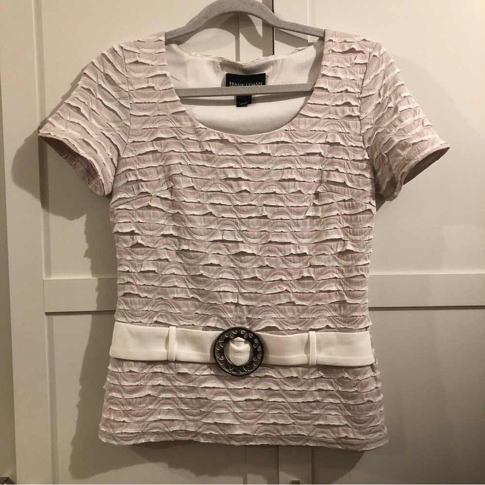 Vintage Frank Lyman Lined Top, Dressy T-shirt EUC